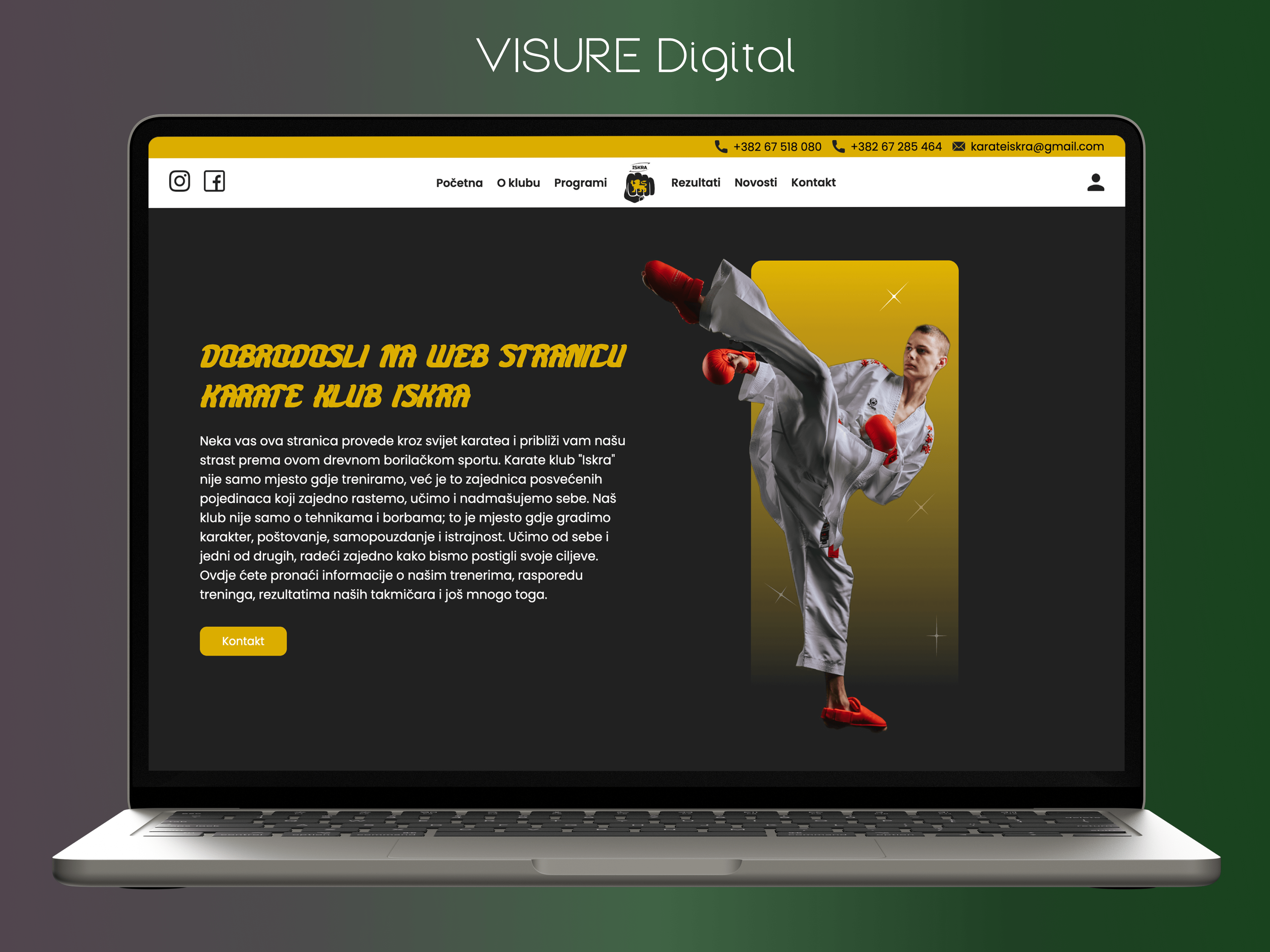 Karate Iskra Website